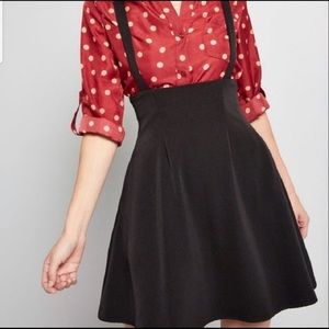 ModCloth Suspender Skirt